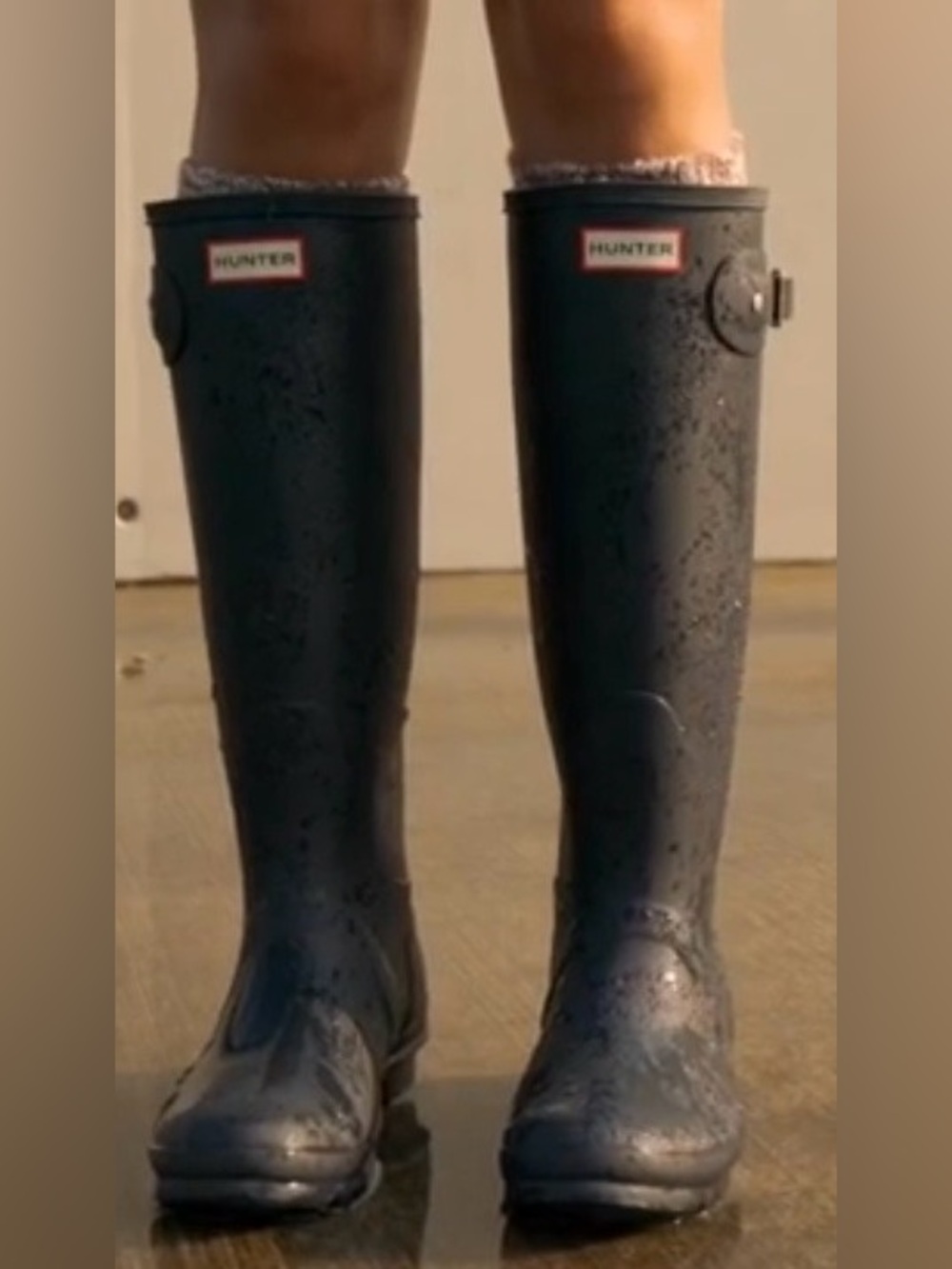 Hunter Original Tall Waterproof Rain Boots Women’s Size 9 Black Matte - Picture 12 of 12